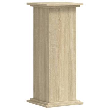  Plant Stand Sonoma Oak 33x33x80 cm Engineered Wood