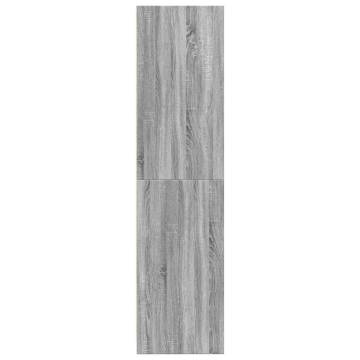  Wardrobe Grey Sonoma 100x50x200 cm Engineered Wood