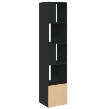  Bookcase Black 40x36x189 cm Engineered Wood