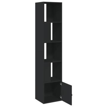  Bookcase Black 40x36x189 cm Engineered Wood