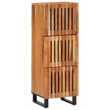  Highboard 40x34x110 cm Solid Wood Acacia