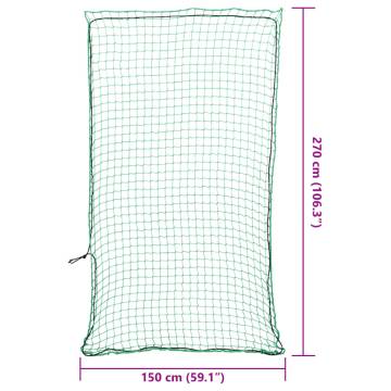  Trailer Net with Elastic Rope Green 2.7x1.5 m PP