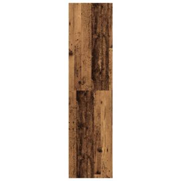  Wardrobe Old Wood 30x50x200 cm Engineered Wood