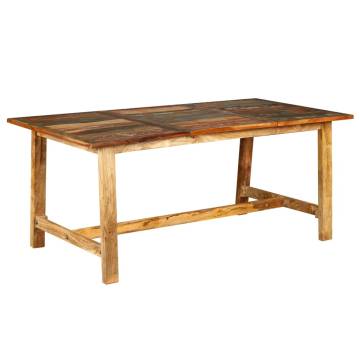  Dining Table Solid Reclaimed Wood 180 cm