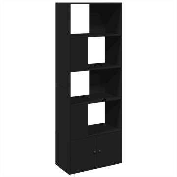  Bookcase Black 70x36x189 cm Engineered Wood