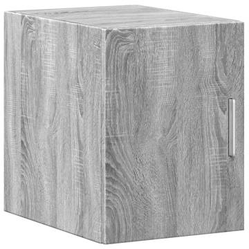  Slim Storage Cabinet Grey Sonoma 30x42.5x225 cm Engineered Wood