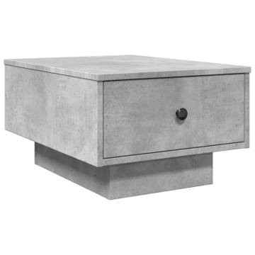  Coffee Table Concrete Grey 60x45x31 cm Engineered Wood