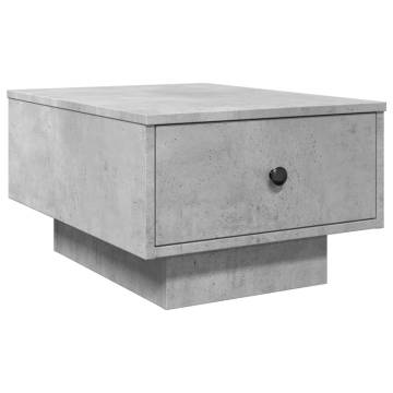  Coffee Table Concrete Grey 60x45x31 cm Engineered Wood