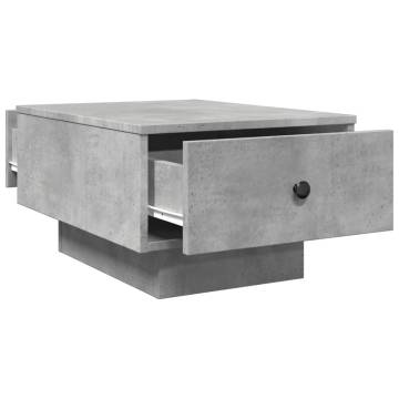  Coffee Table Concrete Grey 60x45x31 cm Engineered Wood