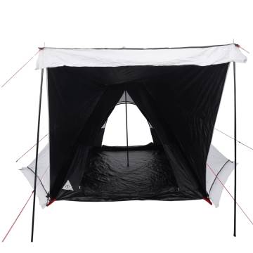  Family Tent Tipi 6-Person White Blackout Fabric Waterproof