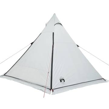  Family Tent Tipi 6-Person White Blackout Fabric Waterproof