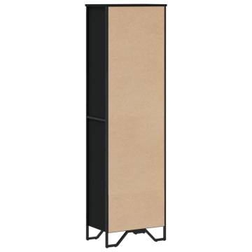  Bookcase Black 50x31x169 cm Engineered Wood