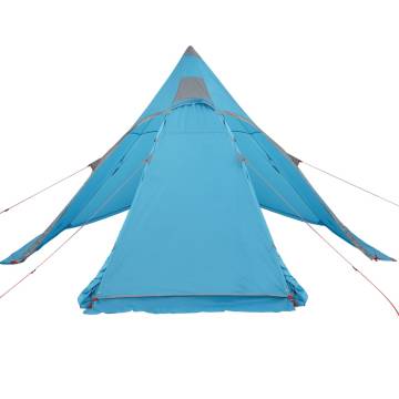  Camping Tent Tipi 5-Person Blue Waterproof