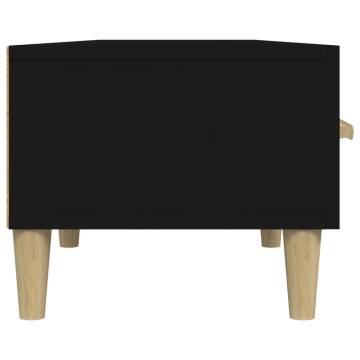  TV Cabinet Black 150x34.5x30 cm Engineered Wood