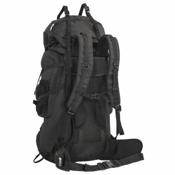  Hiking Backpack Black 80 L Oxford Fabric