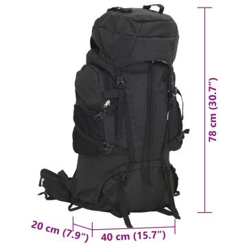  Hiking Backpack Black 80 L Oxford Fabric