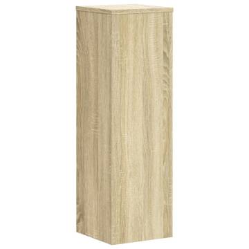  Plant Stand 2pcs Sonoma Oak 25x25x80 cm Engineered Wood