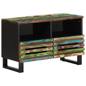  TV Cabinet 70x34x46 cm Solid Wood Acacia