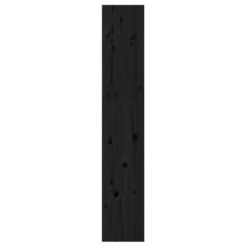 Book Cabinet/Room Divider Black 60x30x167.5 cm Solid Wood Pine