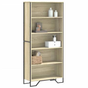  Book Cabinet Sonoma Oak 80x31x169 cm Engineered wood