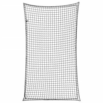  Trailer Net with Elastic Rope Black 6x3.5 m PP