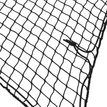  Trailer Net with Elastic Rope Black 6x3.5 m PP