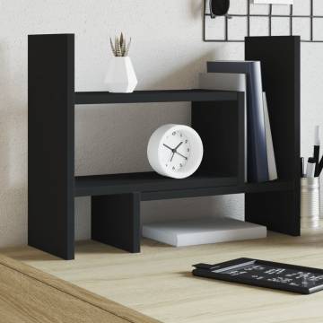  Desk Organiser Black 38.5x17x39 cm Engineered wood