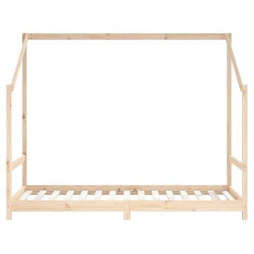 Kids Bed Frame 2x(90x190) cm Solid Wood Pine