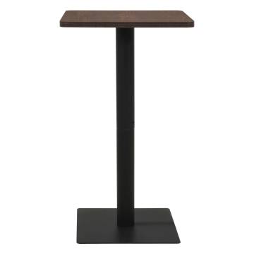  Bistro Table Dark Ash 50x50x107 cm