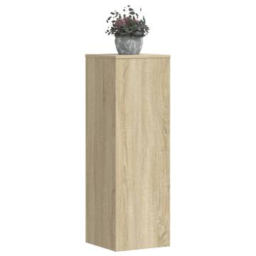  Plant Stands 2 pcs Sonoma Oak 33x33x100 cm Engineered Wood