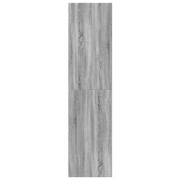  Wardrobe Grey Sonoma 50x50x200 cm Engineered Wood