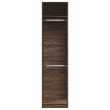  Wardrobe Brown Oak 50x50x200 cm Engineered Wood