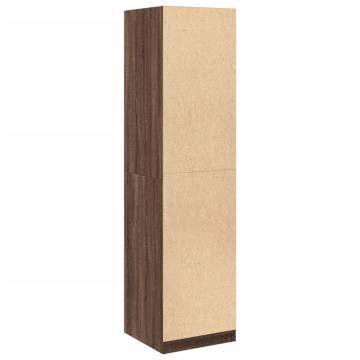  Wardrobe Brown Oak 50x50x200 cm Engineered Wood