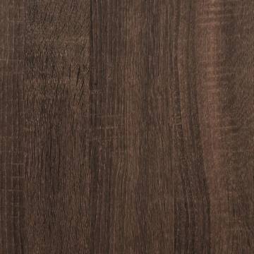  Wardrobe Brown Oak 50x50x200 cm Engineered Wood