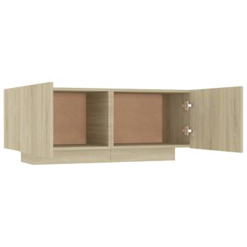 TV Cabinet Sonoma Oak 100x35x40 cm Engineered Wood