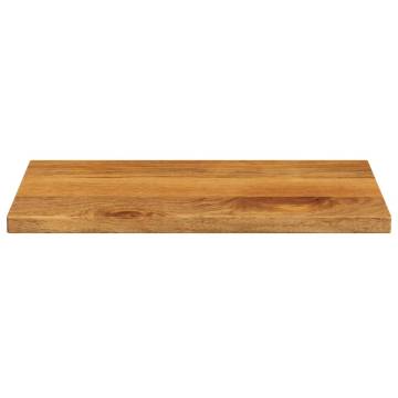  Table Top 40x30x3.8 cm Rectangular Solid Wood Mango