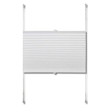 Plisse Blind 50x100cm White Pleated Blind