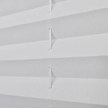 Plisse Blind 50x100cm White Pleated Blind