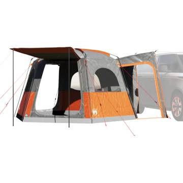  Car Tent 4-Person Grey and Orange Waterproof