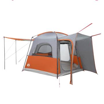  Car Tent 4-Person Grey and Orange Waterproof