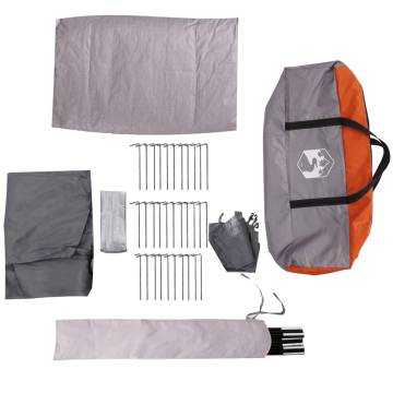  Car Tent 4-Person Grey and Orange Waterproof