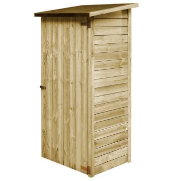 Garden Tool Shed Impregnated Pinewood 88x76x175 cm