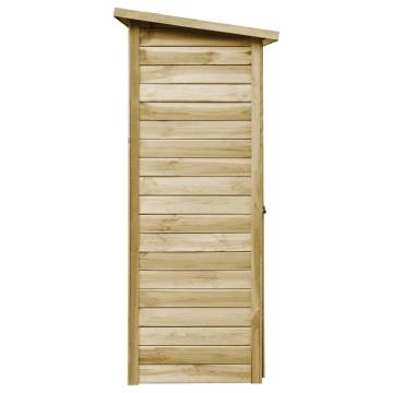 Garden Tool Shed Impregnated Pinewood 88x76x175 cm