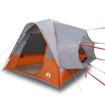  Car Tent 4-Person Grey and Orange Waterproof