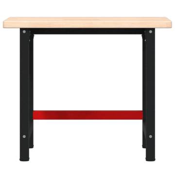  Workbench 100x60x83 cm Solid Wood Oak Rectangular