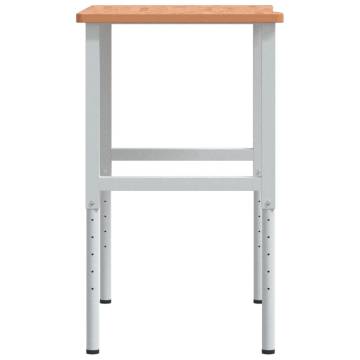  Workbench 100x(55-60)x(71.5-98) cm Solid Wood Beech