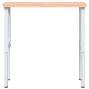  Workbench 100x60x(73-99.5) cm Solid Wood Beech Rectangular