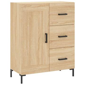 Highboard Sonoma Oak 69.5x34x180 cm Engineered Wood