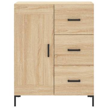 Highboard Sonoma Oak 69.5x34x180 cm Engineered Wood