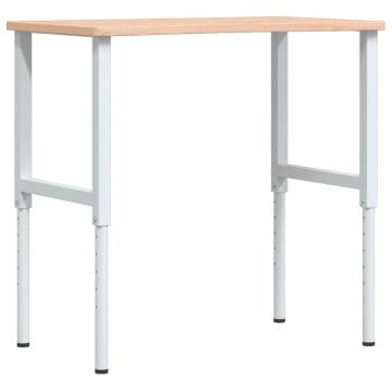  Workbench 100x(55-60)x(71.5-98) cm Solid Wood Beech